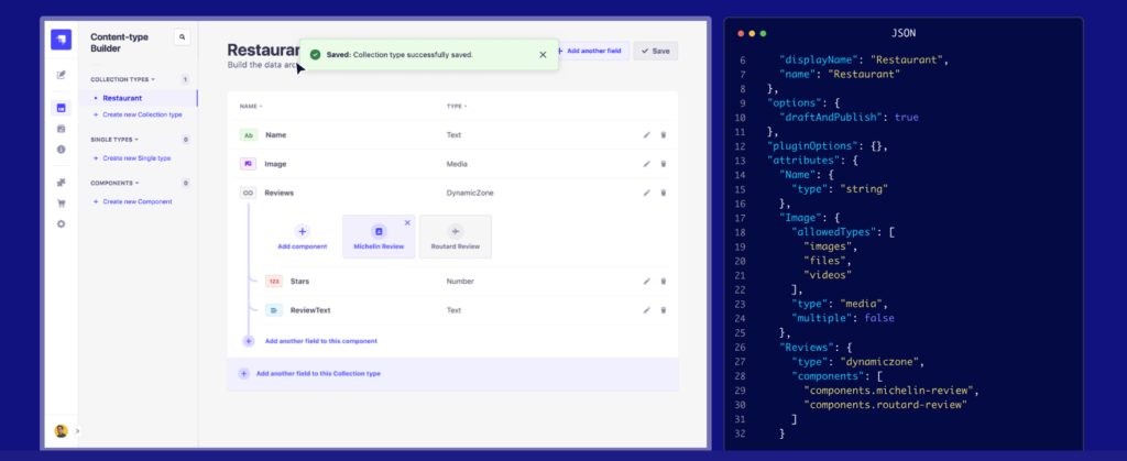 Strapi Dashboard